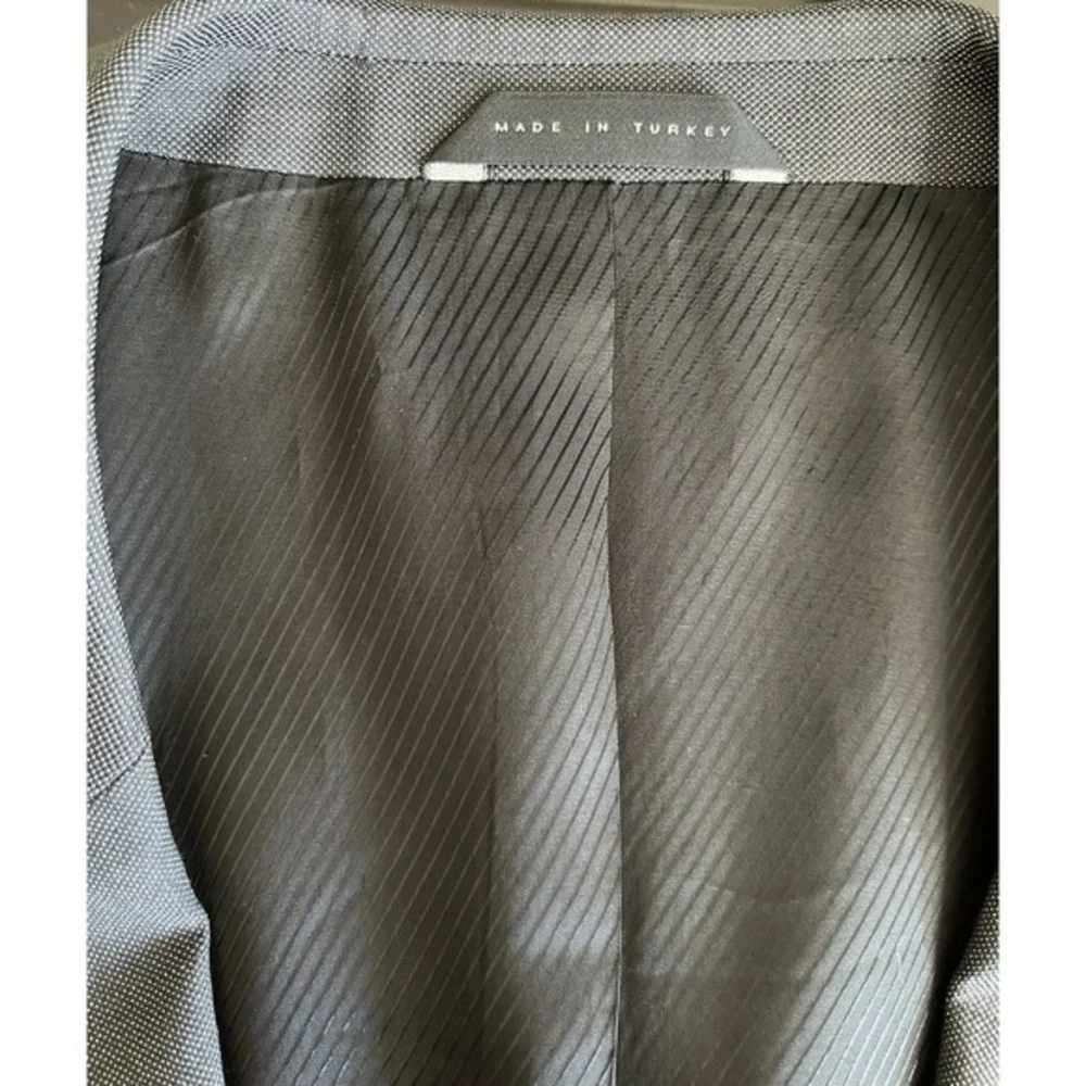 Mens 44R Wool Hugo Boss Grey‎ Blazer  Suit Jacket